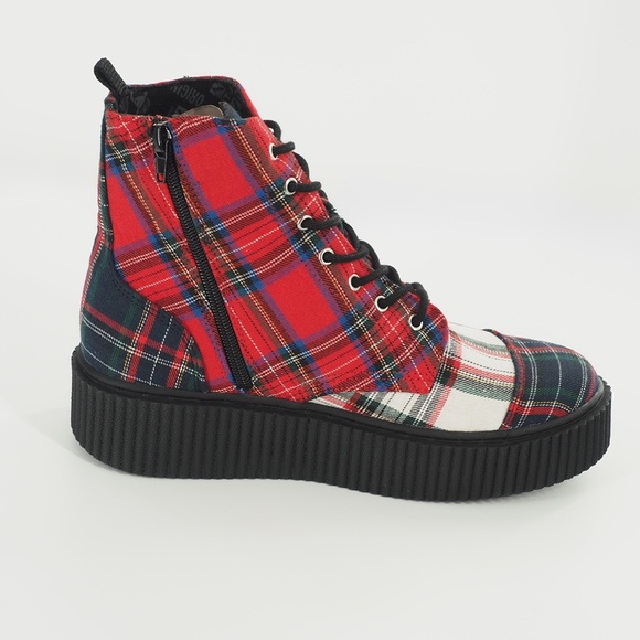 TUK Mixed Plaid Casbah Boot - Picture 3 of 8